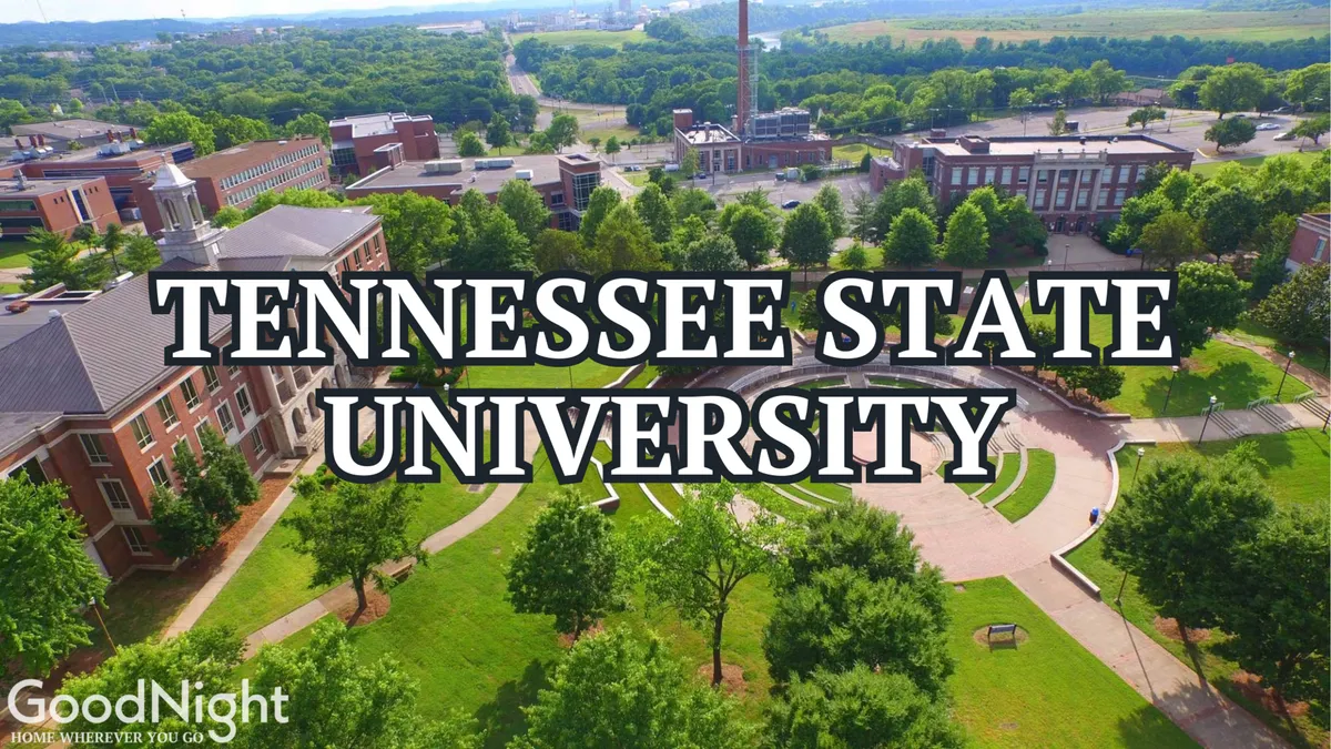 A broad, sunlit view of campus buildings, green lawns, walking paths, and mature trees. Students and visitors are seen socializing and participating in outdoor events, reflecting the dynamic energy and community life of a university campus.